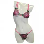 Розовое эротическое белье