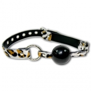 Кляпы, ошейники леопардовый