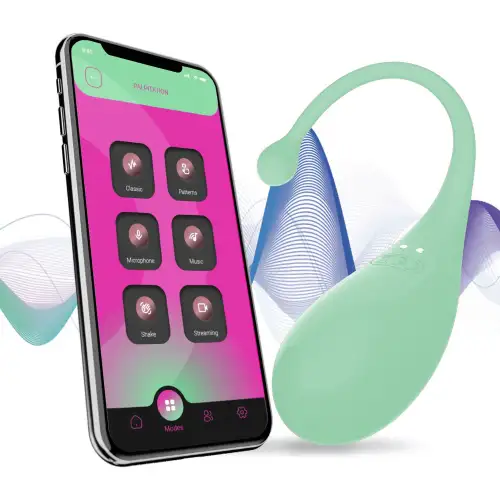 Смарт-виброяйцо Adrien Lastic Palpitation Mint с глубокой вибрацией photo 1