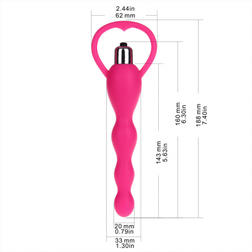 Силиконовый анальный вибратор photo 1