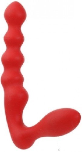 Анальный стимулятор PURRFECT SILICONE BUTT PLUG, красный  photo 1