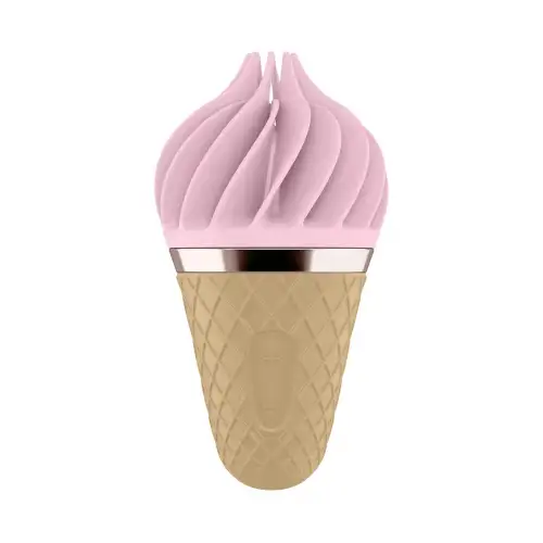 Мороженка спиннатор Satisfyer Lay-On Sweet Temptation Pink/Brown photo 1
