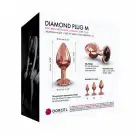 Металлическая анальная пробка с украшением в виде кристалла Dorcel - Diamond Plug M photo 6