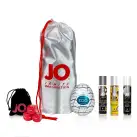 Набор для двоих «Клубника в шоколаде»: 3 вкусовые смазки System JO, яйцо-мастурбатор, кубик с позами photo 1