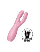 Клиторальный вибратор Satisfyer Threesome 3 Pink с тремя пальчиками photo 1