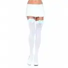 Чулки Leg Avenue белые с красным бантом photo 1