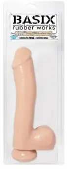 Фаллоимитатор BASIX 10 FLESH with SUCTION CUP photo 6