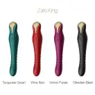 Смартвибратор-пульсатор Zalo — King Turquoise Green, кристалл Swarovski photo 12