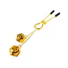 Зажим для клитора с бубенцами Art of Sex - Beverly clit clamp, Золото photo 1