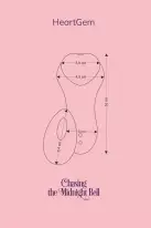 Вибратор в трусики FairyGasm HeartGem violet, на магните, пульт ДУ photo 11