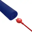 Вибромассажер Fun Factory VIM Vibrating Wand midnight blue, супермощный и легкий, до 6 часов работы photo 7