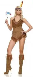 Костюм индейца INDIAN GIRL MED-LGE photo 1