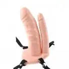 Страпон Fetish Fantasy Double Penetrator Flesh, 15,5x4,3 см photo 3