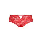 Трусики-бразилиана из цветочного кружева Raja Thong red S/M - Passion photo 6