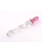 Стеклянный фаллоимитатор с сердцем photo 1