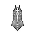 Бодистокинг с декольте Passion BS088 black, имитация корсетной шнуровки photo 5