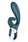 Смарт вибратор кролик Satisfyer Hug Me Bluegrey, 2 мотора, диаметр 4,2см, широкая клиторальная часть photo 4