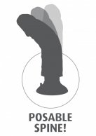 Вибратор Vibrating King Cock 9 with Balls, 20,7х5,7 см  photo 4