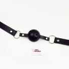 Кляп из эко-кожи с шаром photo 9