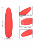 CalExotic Red Hot Flame вибромассажер 12х3.25 см. photo 5