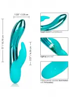 CalExotics DazzLED Brilliance - вибратор кролик с led подсветкой, 12,75х3,25 см photo 2