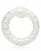 Кольцо на пенис Pearl Beaded Prolong Ring , белый photo 1